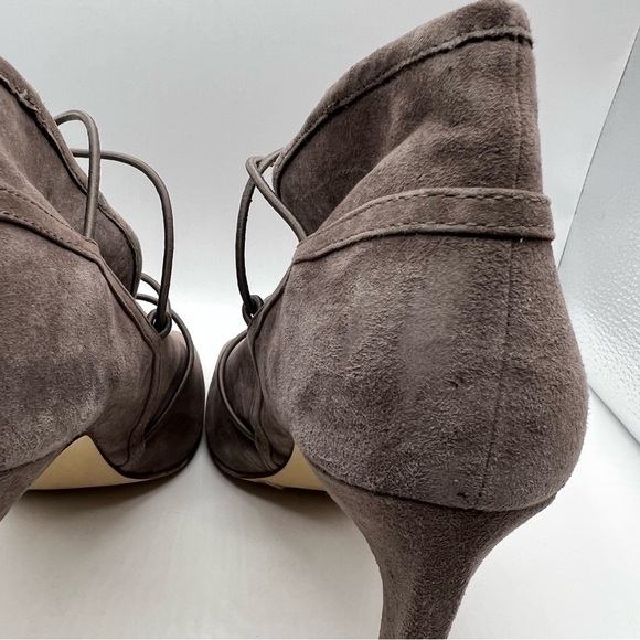 BCBGeneration Gray Strappy Open Toe Heels - Picture 8 of 10